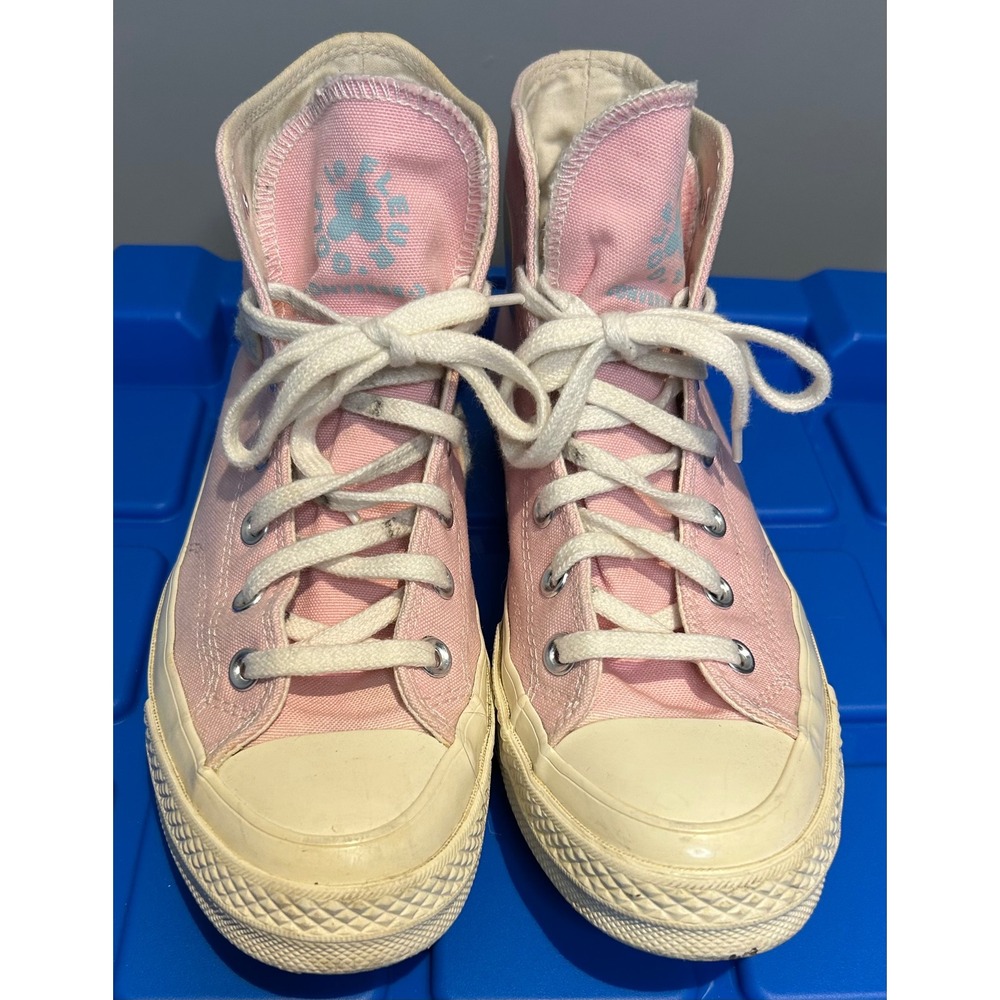 Converse Golf Le Fleur Chuck 70 Hi Pink Blue Chenille 167478C Mens 6 Womens 8